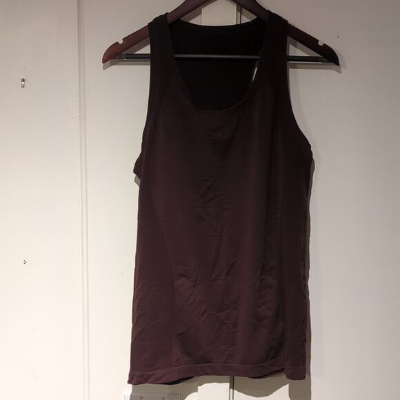 Sweaty Betty Athlete Seamless Workout Tank Black Cherry Purple Size XL - Picture 2 of 3